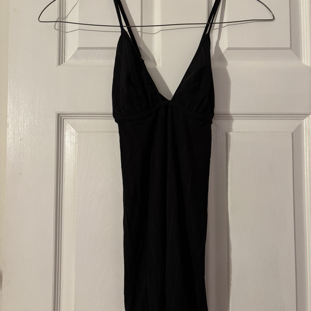 Savage X Fenty Black Slip Dress